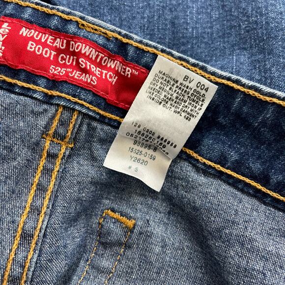 Vintage 2003 y2K Levi's Jeans Women's  8 Downtowner Bootcut - Picture 6 of 7